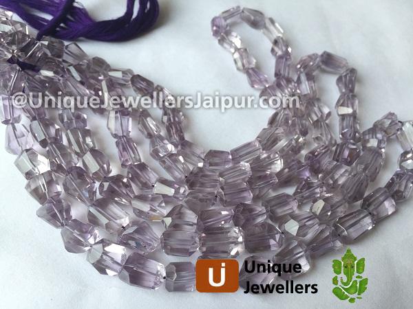 Amethyst Far Faceted Nugget Beads